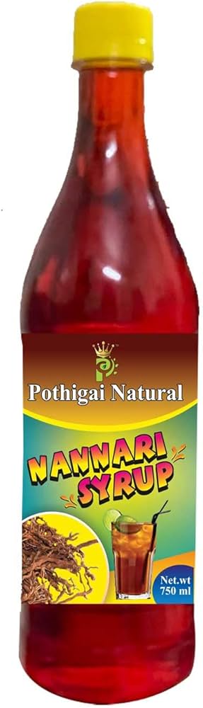Natural Nannari Syrup(750ML), இயற்கை நன்னாரி சிரப் (750ml), Khudrati Nannaari Sarbath (750ml)