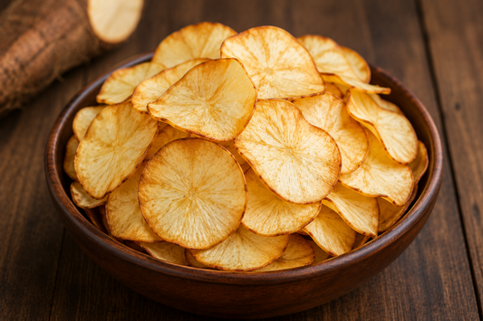 Tapioca Chips, மரவள்ளிக்கிழங்கு சிப்ஸ், Gadda Ka Chips