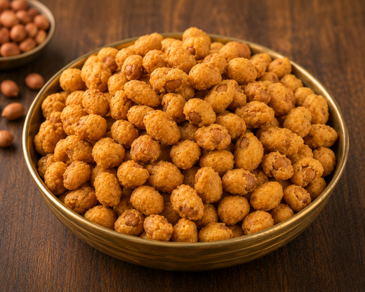 Peanut Pakoda, வேர்க்கடலை பக்கோடா, Peanut Pakoda
