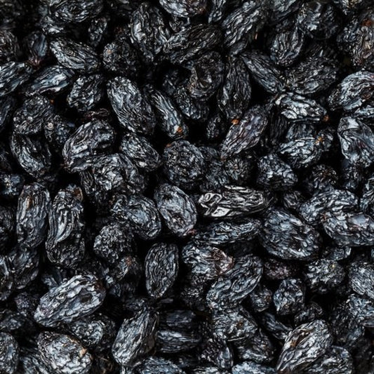 Black Dry Grapes - With Seed , கருப்பு உலர்ந்த திராட்சை - விதை உடன், Kaala Munakha - beenj kay sath